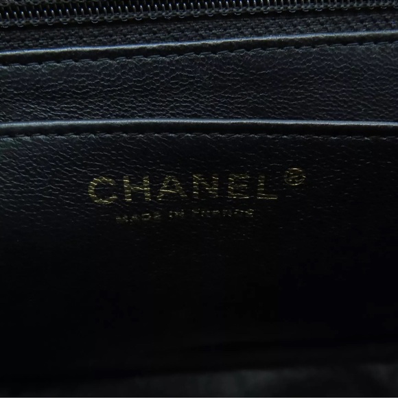 πβ¨ AUTHENTIC β¨π CHANEL CAVIAR FLAP DOUBLE CHAIN QUILTED JUMBO MAXI - Picture 14 of 17